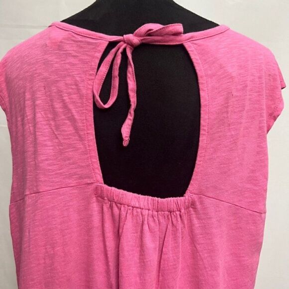 Caslon Tie Back Cap Sleeve Top Pink NEW - Picture 6 of 7